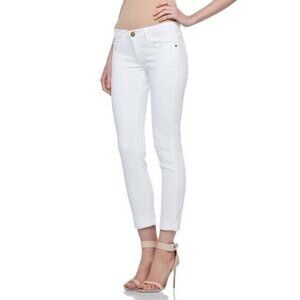 Current Elliott The Rolled Skinny Jeans in Sugar